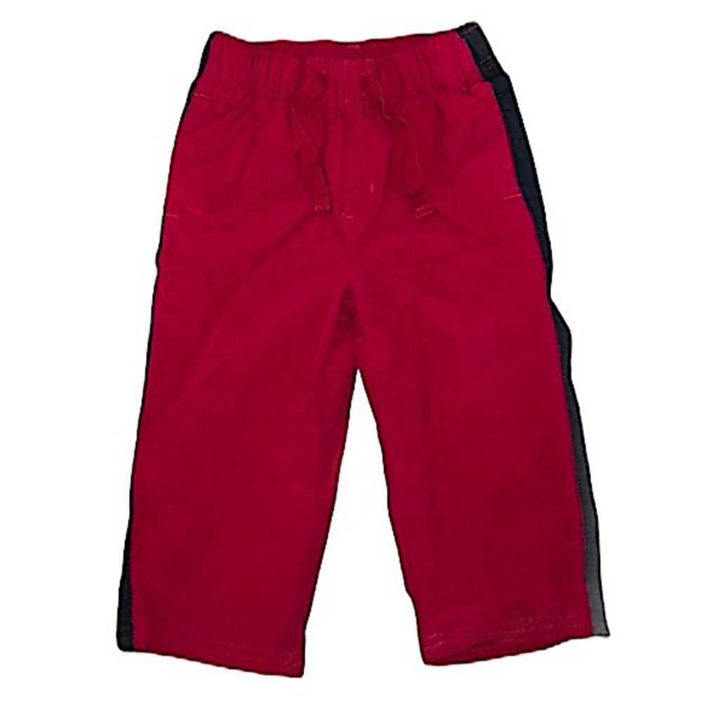 Gymboree Red & Black Pull On Lined Pants
